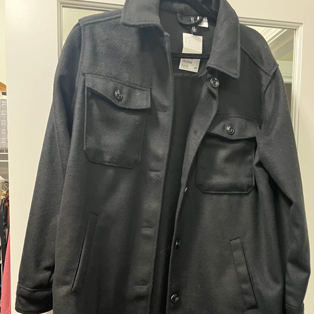 H&M Oversized Shirt Jacket - NWT
